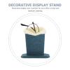 Ciieeo Plush Fabric Eyeglass Stand for Christmas Party, Blue view 3