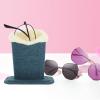 Ciieeo Plush Fabric Eyeglass Stand for Christmas Party, Blue view 4