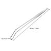 Didiseaon 2-Pack Long Stainless Steel Feeding Tongs for Reptiles and Aquariums, Straight and Curved Tips, Silver view 2