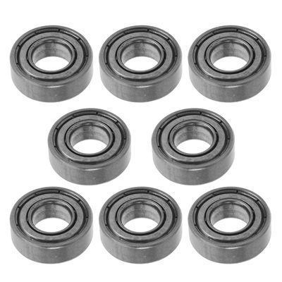 Alipis Wheelchair Caster Bearings, 8-Piece Steel 608ZZ Front Wheel Bearing Blocks