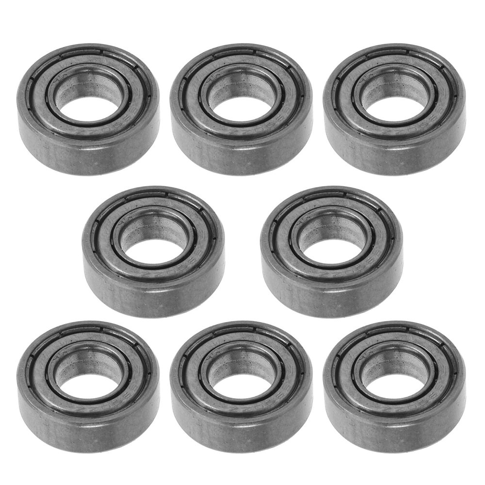 Alipis Wheelchair Caster Bearings, 8-Piece Steel 608ZZ Front Wheel Bearing Blocks