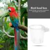 VALICLUD 10-Pack Plastic Parrot Cage Food Bowls for Small Birds view 4