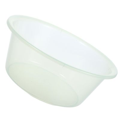 HOOWIFFY Lightweight Transparent Plastic Foot Bath Basin with Minimalist Design, Child-Safe for Camping and Families on the Go