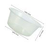 HOOWIFFY Lightweight Transparent Plastic Foot Bath Basin with Minimalist Design, Child-Safe for Camping and Families on the Go view 2