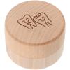 HEMOTON Round Baby Tooth Storage Box, Fun Design, Large Capacity, Good Seal view 1
