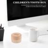 HEMOTON Round Baby Tooth Storage Box, Fun Design, Large Capacity, Good Seal view 3