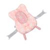 Nosqew Baby Bath Mat, Soft, Quick-Drying, Lightweight, Non-Slip, Bath Cushion with Pillow Support for Newborns and Toddlers, Polyester-Cotton, 5 (Pink) view 4