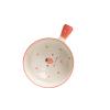 Ceramic Bowl with Cartoon Handle, 15.2 cm, Berry view 1