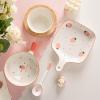 Ceramic Bowl with Cartoon Handle, 15.2 cm, Berry view 2