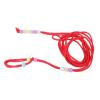 FAUOSWUK Polyester Reptile Leash, Adjustable Bead Design for Small Pets, Training Leash for Chinchillas (Red) view 2