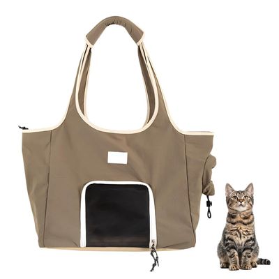 Cat Carrier Bag, Breathable Travel Bag for Cats and Small Dogs
