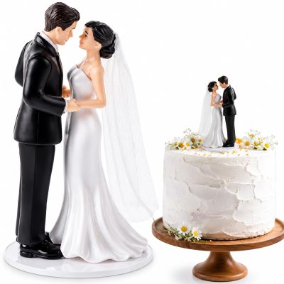 Wedding Cake Topper, Bride and Groom Figure, 11 cm