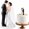 Wedding Cake Topper, Bride and Groom Figure, 11 cm view 1