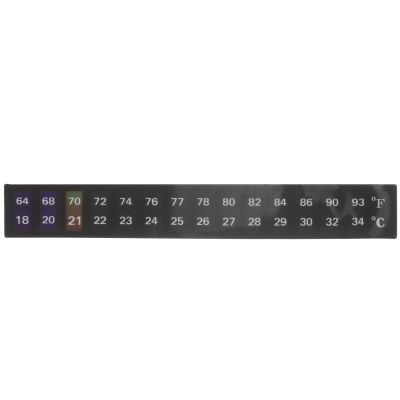 Happyyami Self-Adhesive Black Thermometer for Aquariums