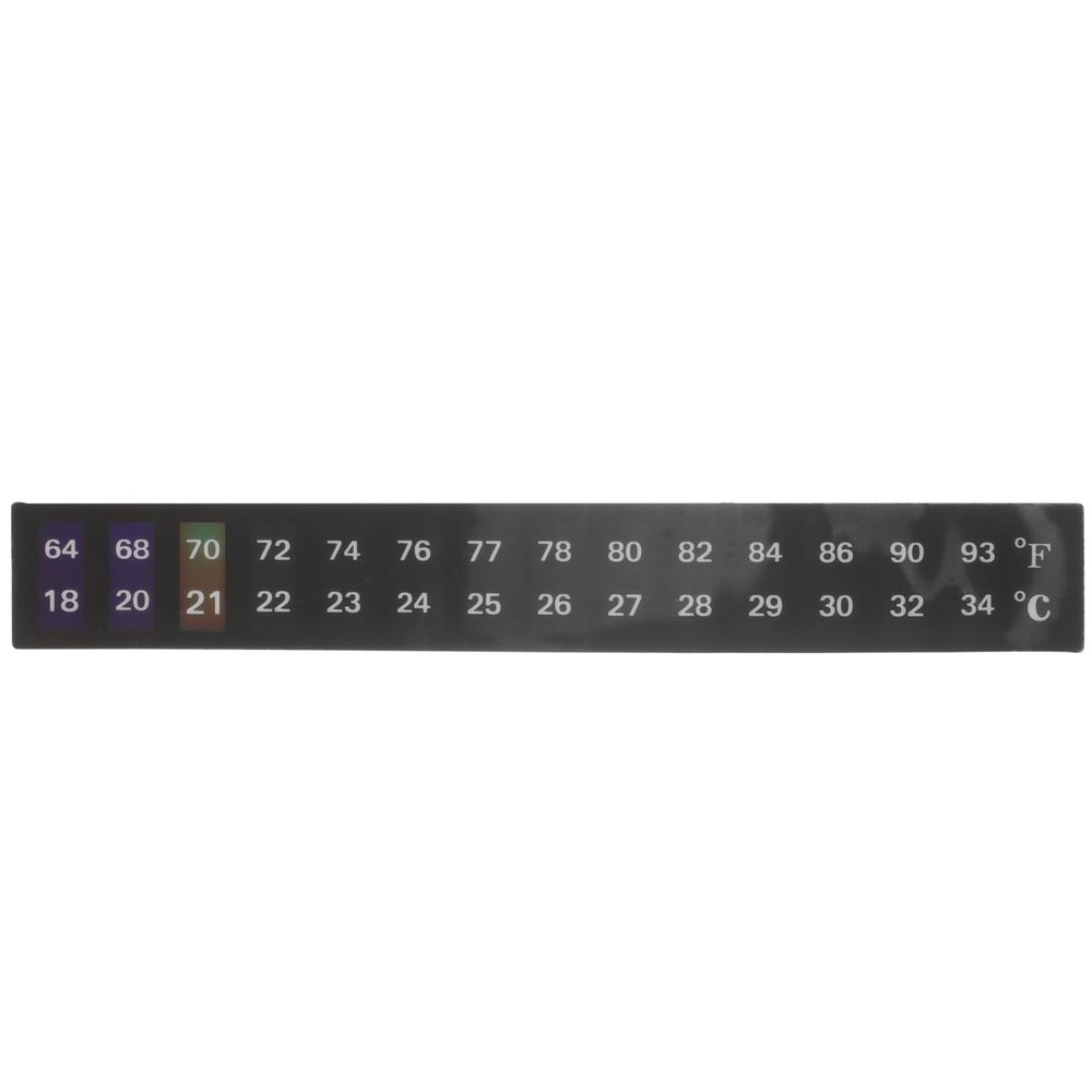 Happyyami Self-Adhesive Black Thermometer for Aquariums
