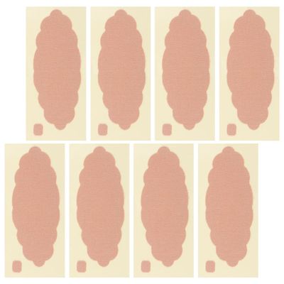 Abaodam Underarm Sweat Pads, 8 Count, Skin-Tone Cotton-Elastic Self-Adhesive