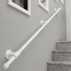FKXSXAZ Stair Handrail with Wall Brackets, 3.2 cm Thickened Railing, Indoor/Outdoor, Complete Set (Length: 4.7 m) view 2