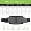 WDSOPK Lumbar Support Brace for Women and Men, Breathable Back and Waist Belt, Black, XXL view 4