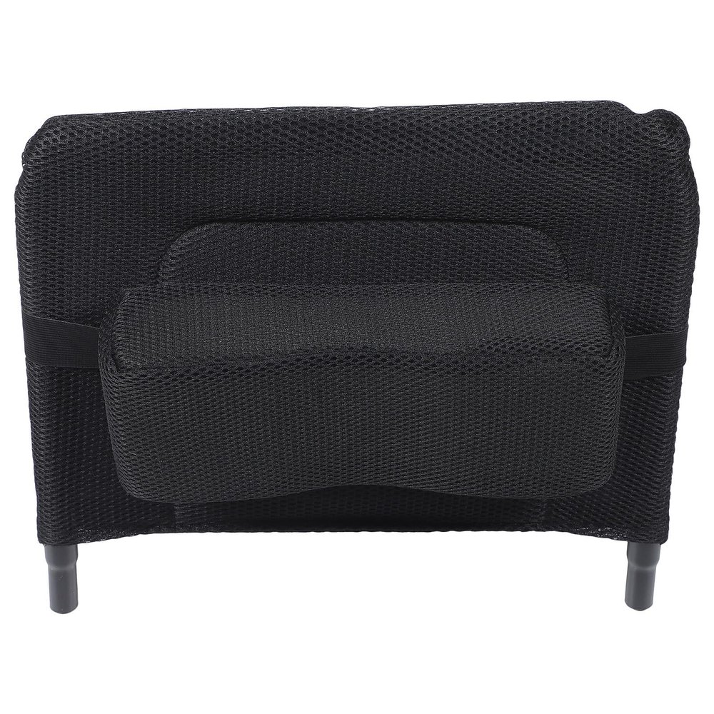 Height-Adjustable Carbon Steel and Mesh Wheelchair Backrest