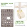 CATIEBYE Small Round Swivel Stool with Wheels for Home and Pedicures view 3