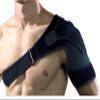 BYQADFT Adjustable Shoulder Support Brace, Neoprene Compression Wrap, Unisex (Black) view 1
