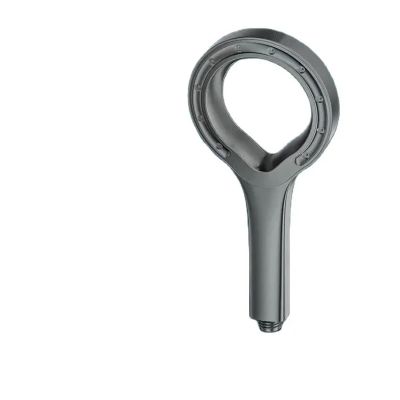 1-Piece Spray Booster Handheld Shower Head, Gray