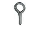 1-Piece Spray Booster Handheld Shower Head, Gray view 1