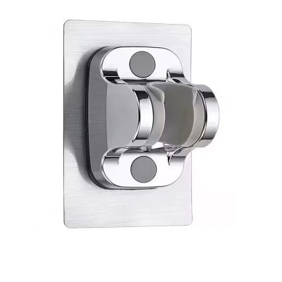 1-Piece Pressurized Shower Head, 3 Modes, Stop Spray Nozzle, Silver Holder