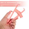 Operitacx Portable Body Fat Caliper with Tape Measure, Lightweight ABS, Includes Instruction Cards view 4
