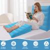 IINCOOY Durable Inflatable Bed Wedge Pillow, Quick Inflation and Deflation, Back Support and Leg Elevation, for Sleeping, Reading and Camping (Red) view 2