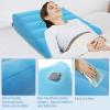 IINCOOY Durable Inflatable Bed Wedge Pillow, Quick Inflation and Deflation, Back Support and Leg Elevation, for Sleeping, Reading and Camping (Red) view 4