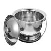 Guangcailun Portable Spittoon with Lid, Stainless Steel view 2