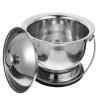 Guangcailun Portable Spittoon with Lid, Stainless Steel view 3