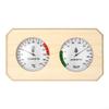 Sauna Thermometer and Hygrometer with Wood Frame view 1
