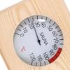 Sauna Thermometer and Hygrometer with Wood Frame view 3