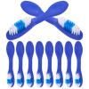 STOBAZA Small Toothbrushes, 10-Pack, with Soft Handles for Prisons and Rehabilitation Facilities view 1