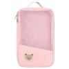 Introti Baby Diaper Storage Bag with Cute Bear Embroidery, Portable, Lightweight, Mesh Fabric, Nursery Use, Travel-Friendly Baby Shower Gift view 1