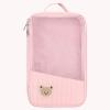 Introti Baby Diaper Storage Bag with Cute Bear Embroidery, Portable, Lightweight, Mesh Fabric, Nursery Use, Travel-Friendly Baby Shower Gift view 4