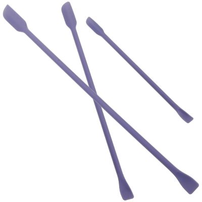 MOBUTOFU Small Makeup Spatula, 3-Piece Set, Durable Silicone, Double-Ended, for Lotion and Skincare