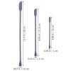 MOBUTOFU Small Makeup Spatula, 3-Piece Set, Durable Silicone, Double-Ended, for Lotion and Skincare view 2