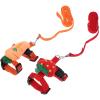 HYTROVE 2-Pack Small Animal Harnesses with Adjustable Leashes, Including Hamster Leashes, for Dwarf Rabbits, Gray, S view 1