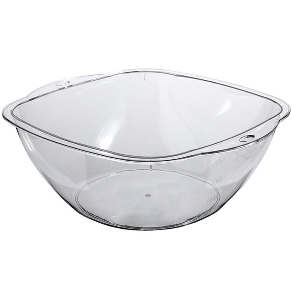 Transparent Plastic Wash Basin for Facial Cleansing