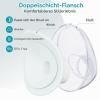 Paruu P20 Wearable Electric Breast Pump, 4 Modes, 12 Levels, Double-Sealed Flange, Light Green view 4
