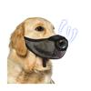 Dog Muzzle, Breathable Anti-Food Muzzle for Dogs, Adjustable Snout Loop for Small to Medium Dogs, Prevents Biting, Licking, and Chewing (Black-XL) view 1