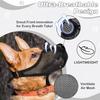 Dog Muzzle, Breathable Anti-Food Muzzle for Dogs, Adjustable Snout Loop for Small to Medium Dogs, Prevents Biting, Licking, and Chewing (Black-XL) view 2