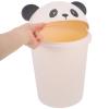 12L Panda-Shaped Trash Can with Plastic Lid view 4