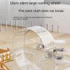 Hamster House - Two-Story Transparent Habitat with Wheel, Water Bottle, and Toilet view 4