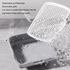 Asixxsix Puppy Potty Training Tray, Low-Entry Mesh Toilet with Removable Top Plate and Base, Gray view 3