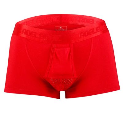 Men's Scrotum-Separating Breathable Underwear (Red, L)