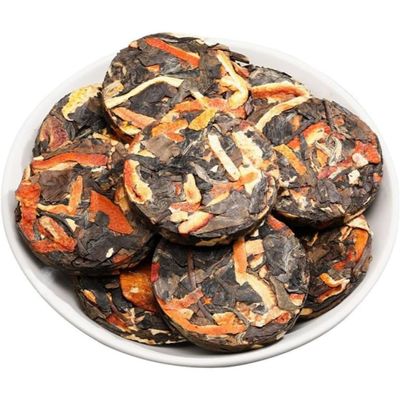 Aged White Tea & Chenpi Tea Cakes, Single-Serve Mini Tea Discs, Smooth Citrus Flavor, 150 g